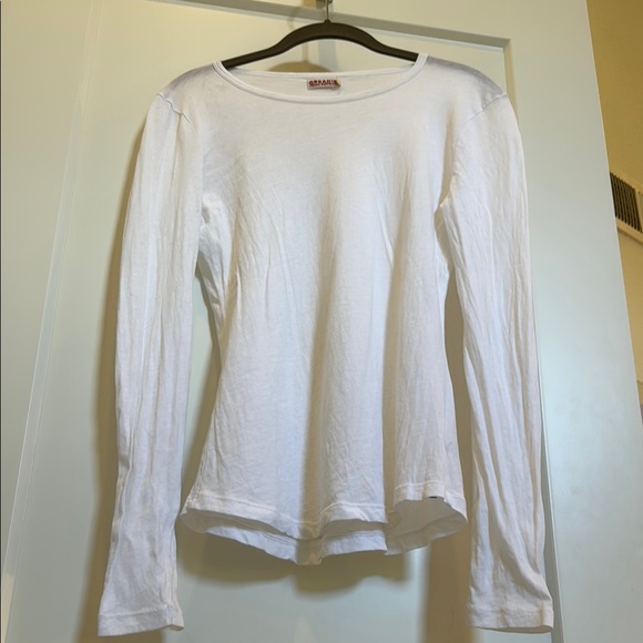 Organic by John Patrick White Long Sleeve Top - Picture 4 of 5
